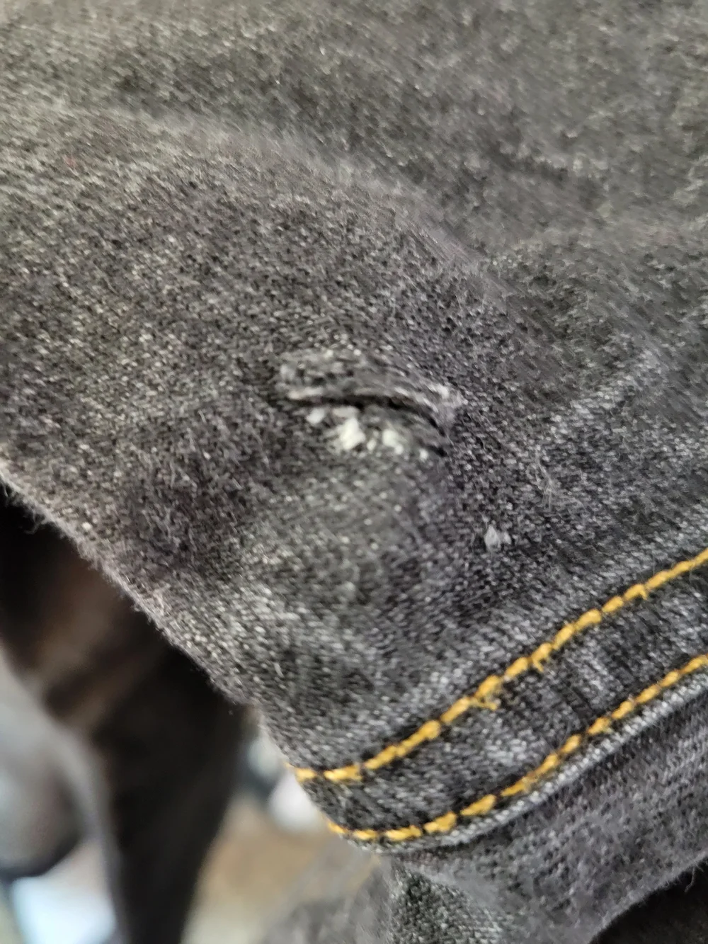 Levi's 501 Straight Fit Men’s Jeans - Dark Grey/Black Denim Button Fly